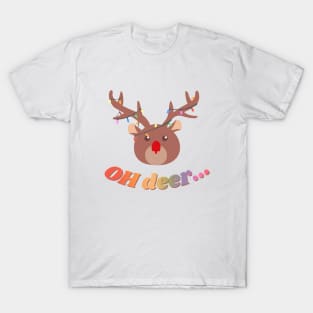 OH DEER - Christmas Reindeer T-Shirt